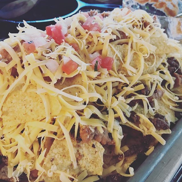 A little batch of nachos for this afternoon. #happyhour