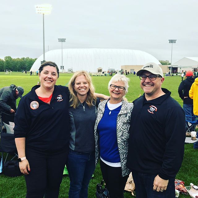 Look what we found in Michigan! ️Thanks for coming to cheer on the Ram ruggers 🏉 & good luck in the Odessey of the Mind competition @slcrites! 🧠🤞